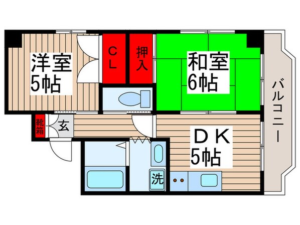 パレドール森田の物件間取画像